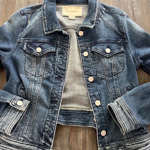 ANTHROPOLOGIE Pilcro and the letterpress sz M stretch denim. - Picture 2 of 6